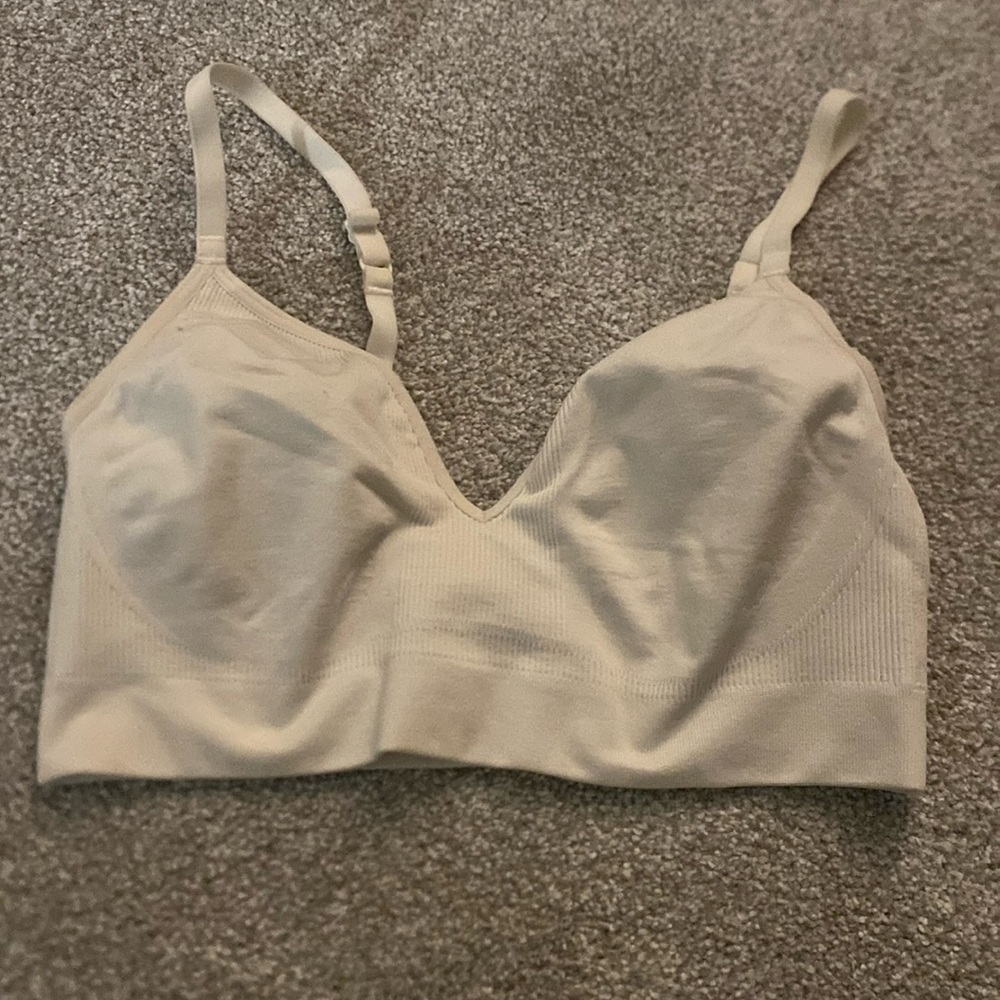 White Athleta Bra